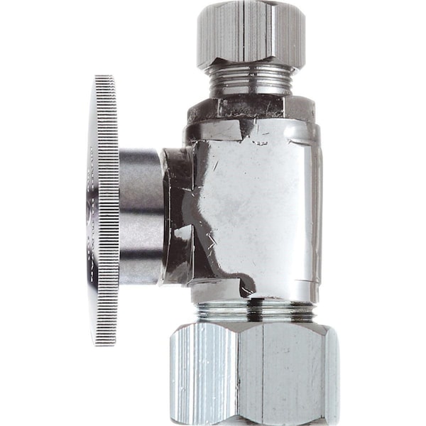All-Source 3/8 In. OD Tube x 3/8 In. OD Tube Quarter Turn Straight Valve 456296 - main
